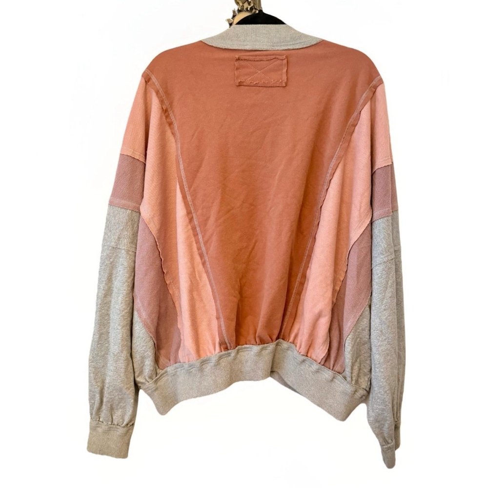 Easel Women’s Colorblock Zip-Up Jacket – Size Large - Picture 2 of 5